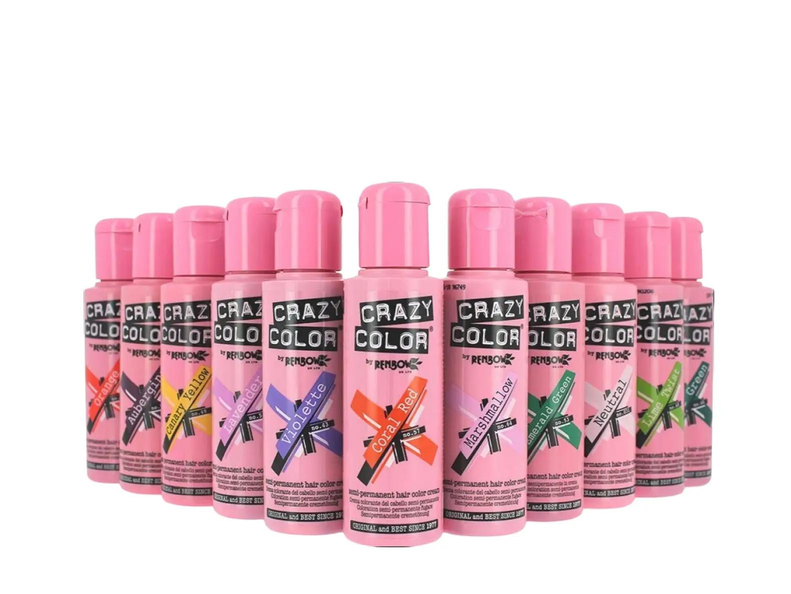 Crazy Color Semi-Permanent Hair Dye - 100ml