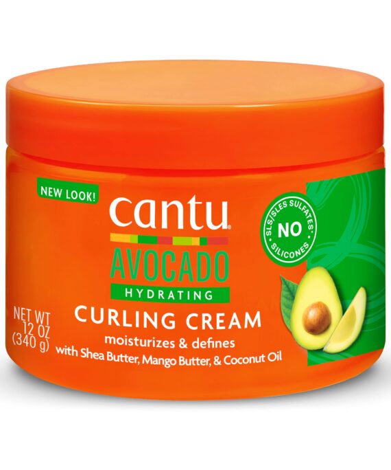 Cantu Avocado Hydrating Curling Cream - Moisturizes & Defines