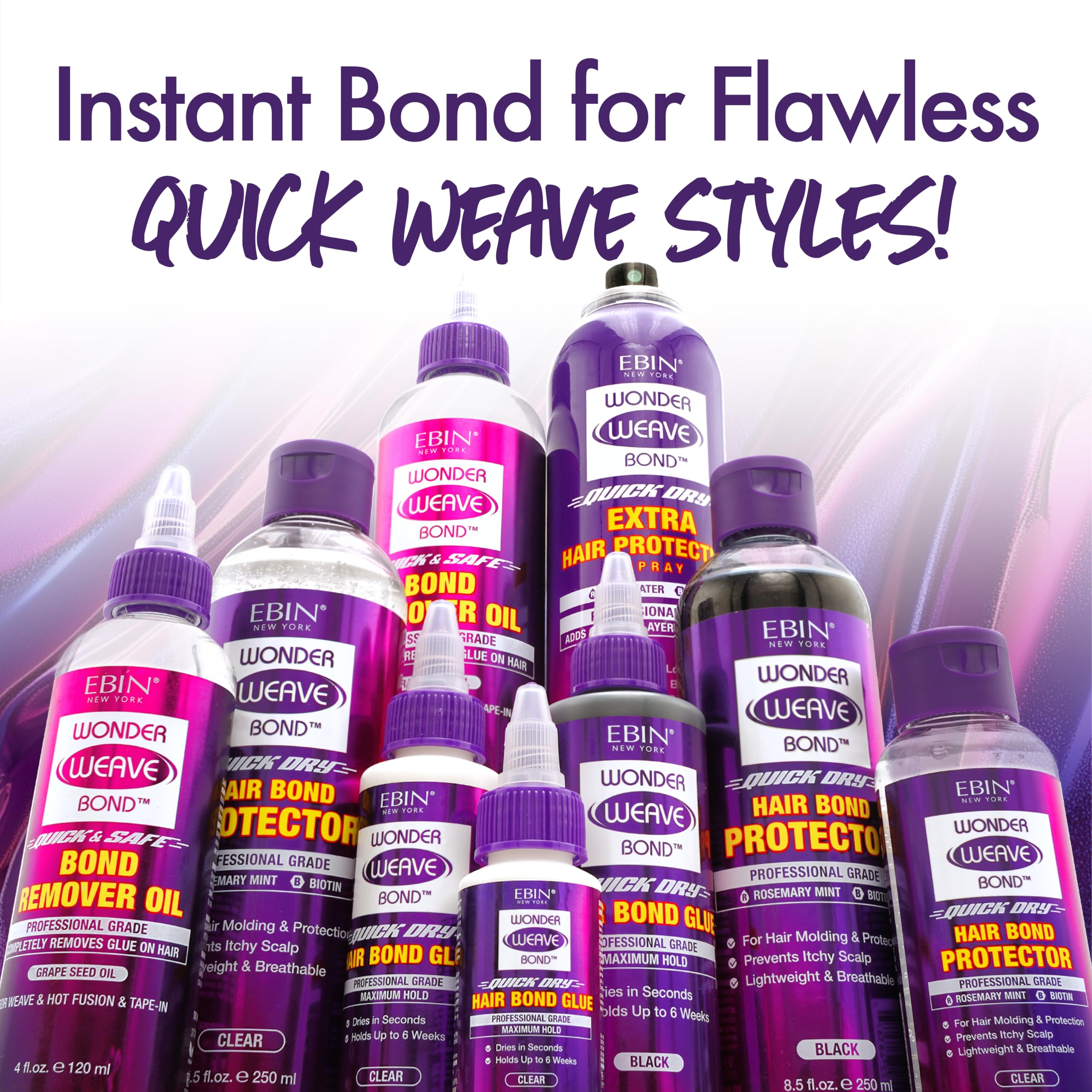 EBIN Wonder Weave Bond Quick Dry Hair Bond Glue - Clear - Image 8