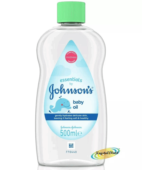Johnsons Essentials Baby Massage Oil With Aloe Vera 500ml
