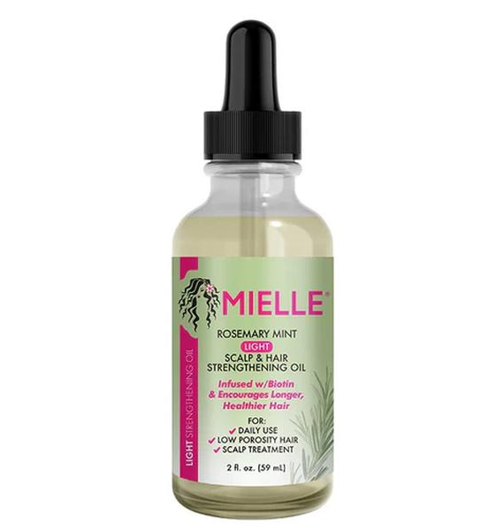 Mielle rosemary mint light scalp & hair strengthening oil - 59ml