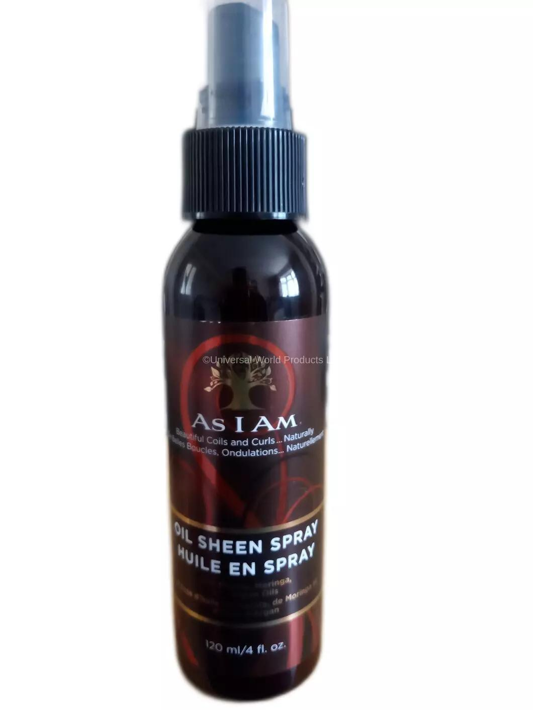 As I Am Oil Sheen Spray 120ml - Beautiful Coils and Curls Haircare Gel
