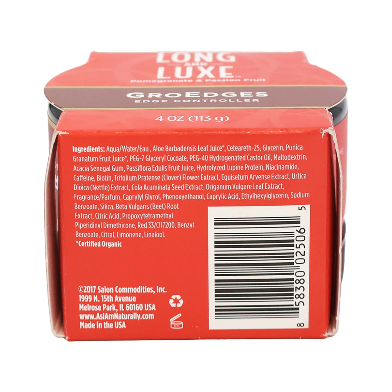 As I Am Long & Luxe GroEdges Edge Controller 113g Gel Haircare - Image 2