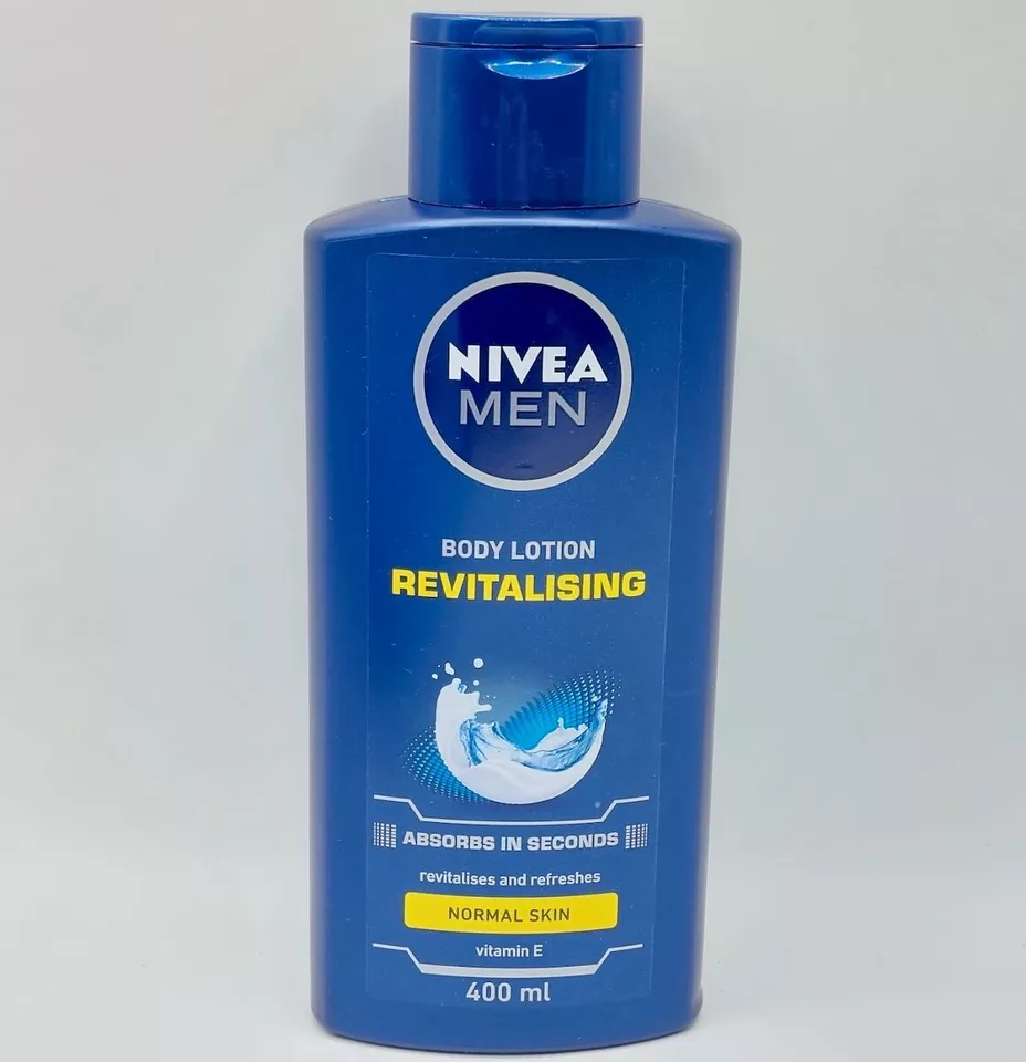 NIVEA MEN Revitalizing Body Lotion – 48-Hour Hydration & Freshness