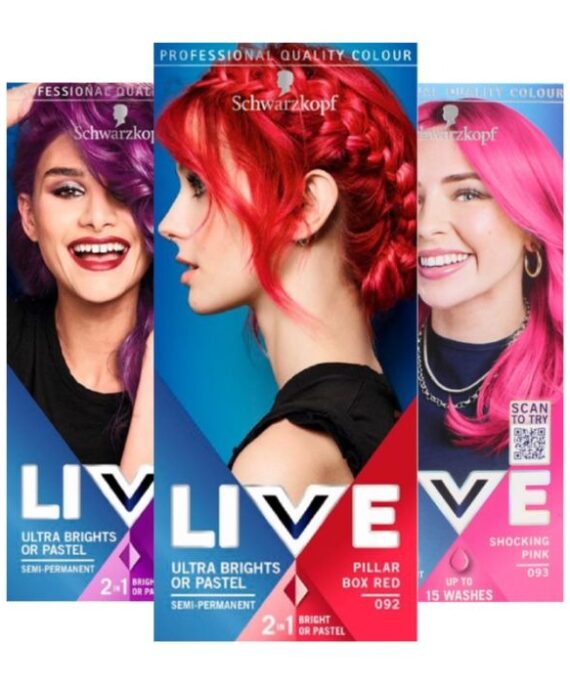 Schwarzkopf LIVE Intense Color Permanent Hair Dye