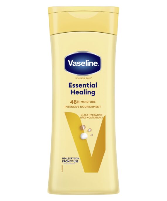 Vaseline Essential Healing Lotion – 48-Hour Hydration for Dry Skin
