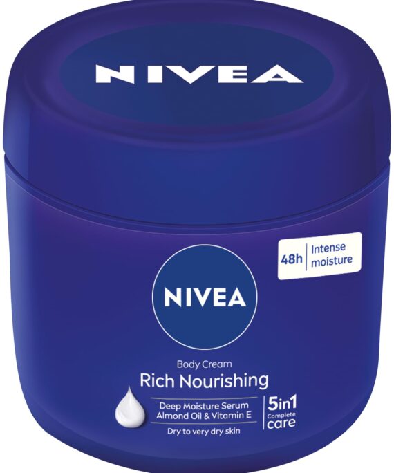 NIVEA Rich Nourishing Oil in Cream – Deep Hydration & Soft, Smooth Skin